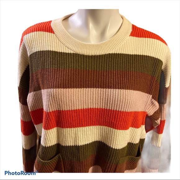 Madewell patch pocket striped sweater - Picture 4 of 11